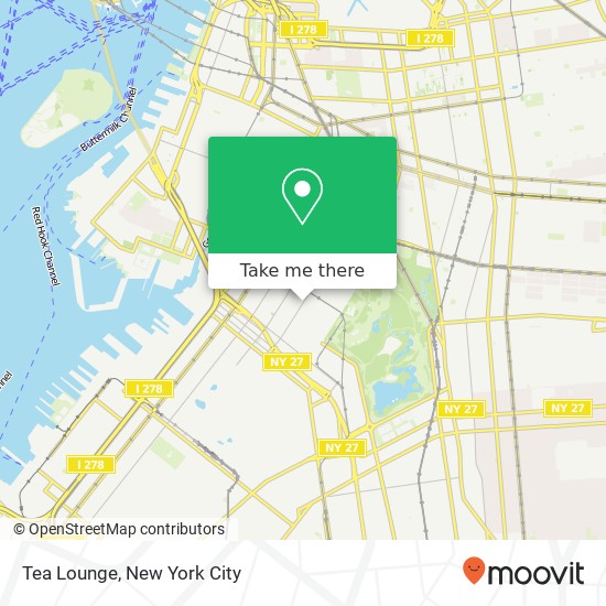 Mapa de Tea Lounge
