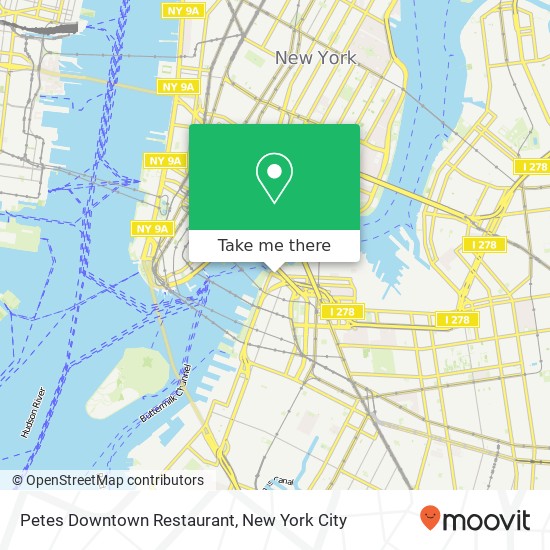 Petes Downtown Restaurant map