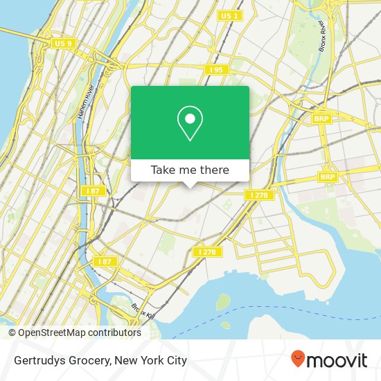 Mapa de Gertrudys Grocery