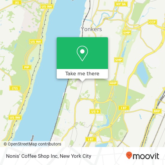 Nonis' Coffee Shop Inc map