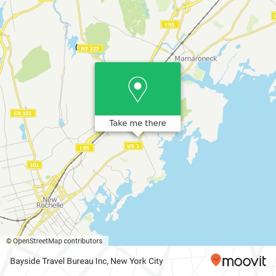 Mapa de Bayside Travel Bureau Inc