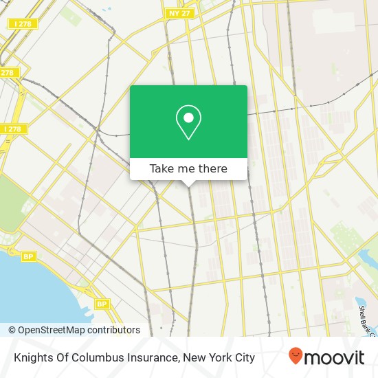 Knights Of Columbus Insurance map