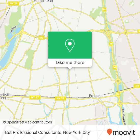 Bet Professional Consultants map