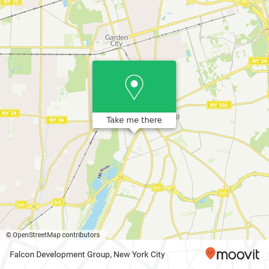 Falcon Development Group map