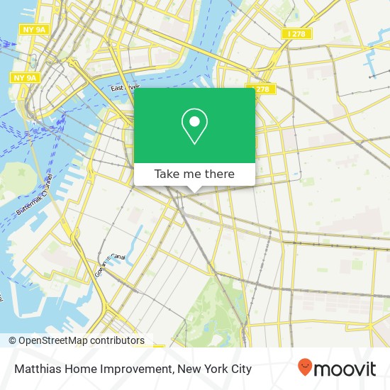 Mapa de Matthias Home Improvement