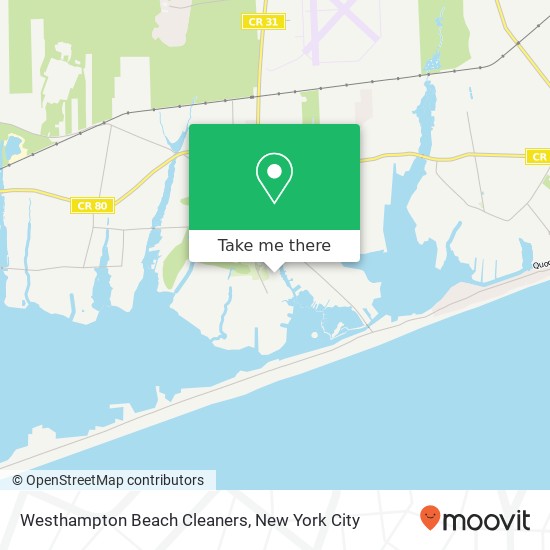 Westhampton Beach Cleaners map