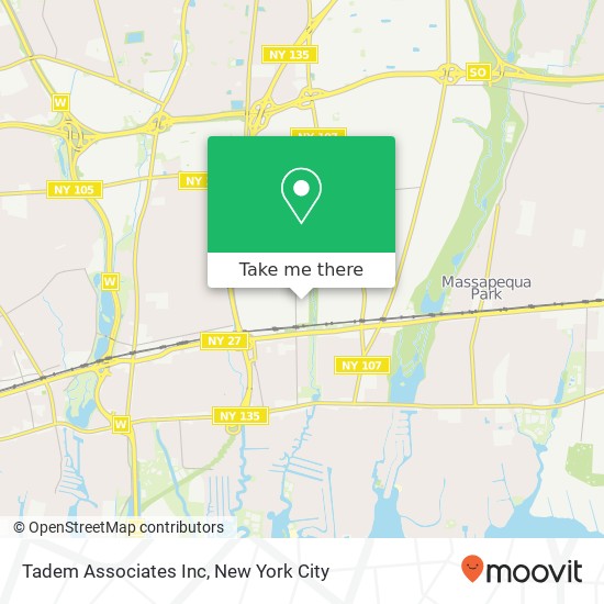 Tadem Associates Inc map