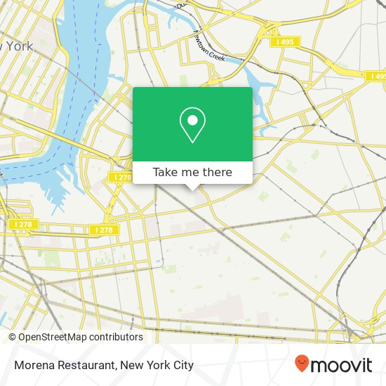 Morena Restaurant map