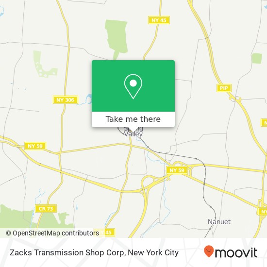 Mapa de Zacks Transmission Shop Corp