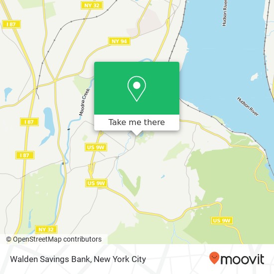 Walden Savings Bank map