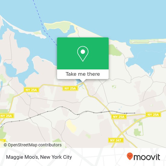 Maggie Moo's map