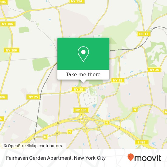 Fairhaven Garden Apartment map