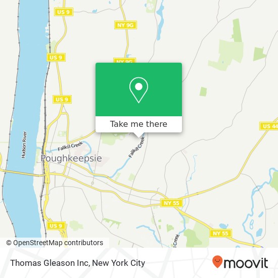 Thomas Gleason Inc map