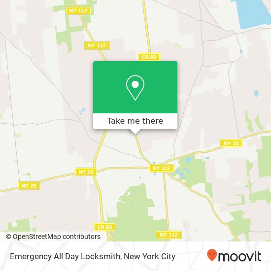 Emergency All Day Locksmith map