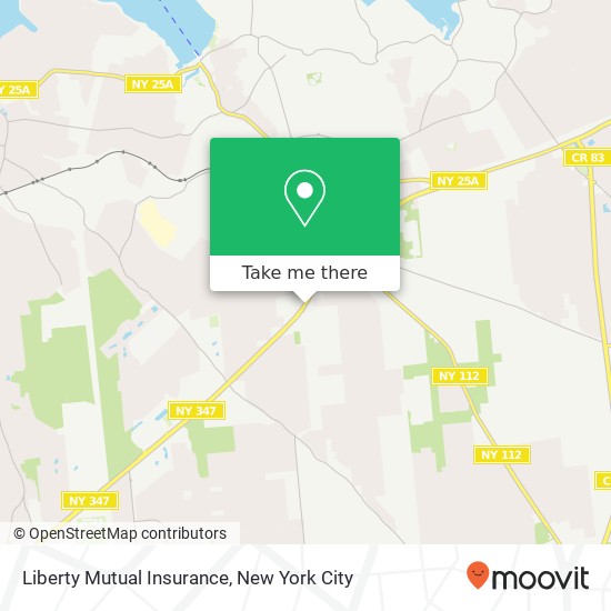 Liberty Mutual Insurance map