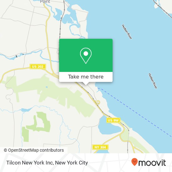 Mapa de Tilcon New York  Inc