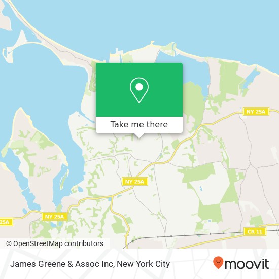Mapa de James Greene & Assoc Inc