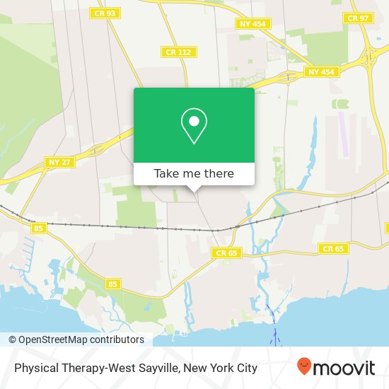 Mapa de Physical Therapy-West Sayville