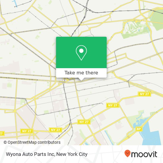 Mapa de Wyona Auto Parts Inc