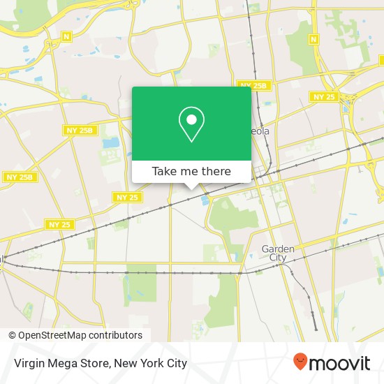 Mapa de Virgin Mega Store