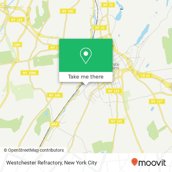 Mapa de Westchester Refractory