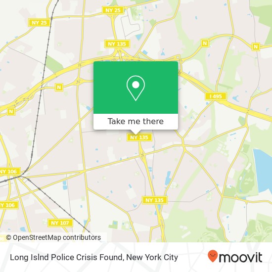 Mapa de Long Islnd Police Crisis Found