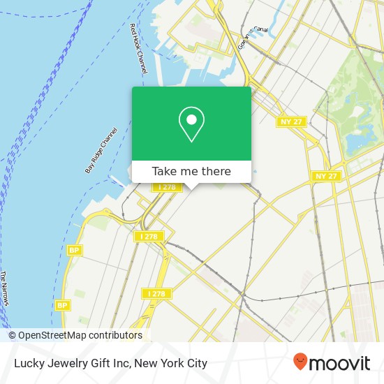 Lucky Jewelry Gift Inc map