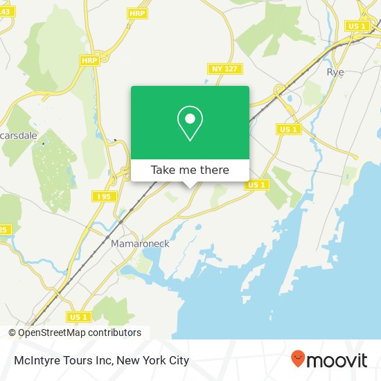 Mapa de McIntyre Tours Inc