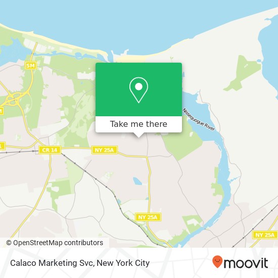 Calaco Marketing Svc map