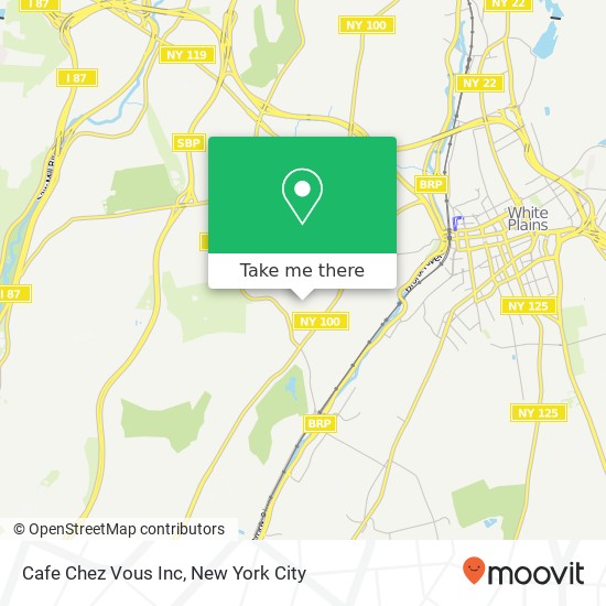 Cafe Chez Vous Inc map