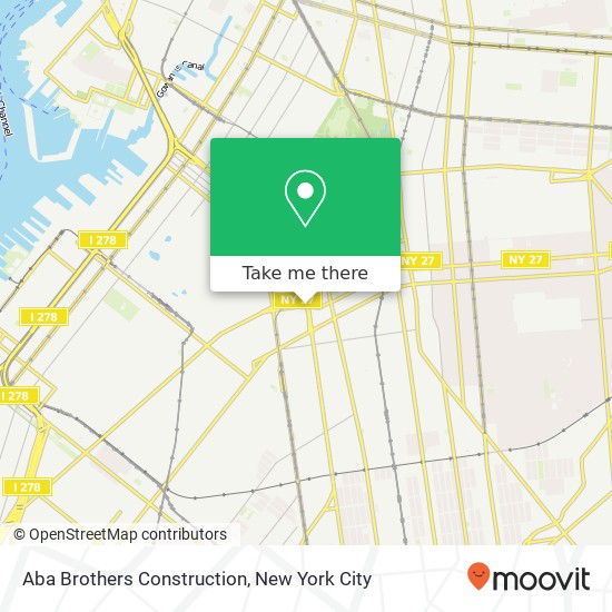 Mapa de Aba Brothers Construction