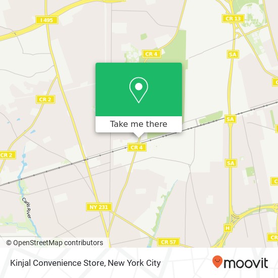 Mapa de Kinjal Convenience Store