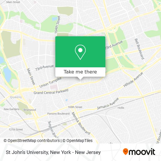 St John's University map