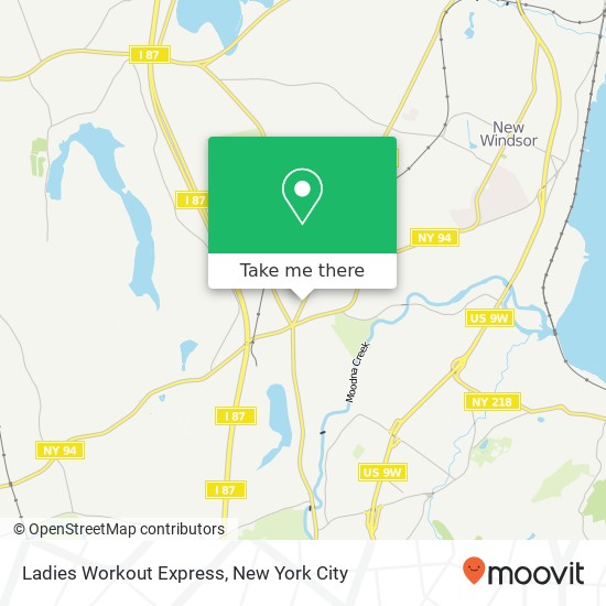 Ladies Workout Express map