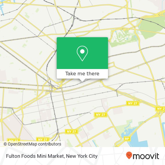 Fulton Foods Mini Market map