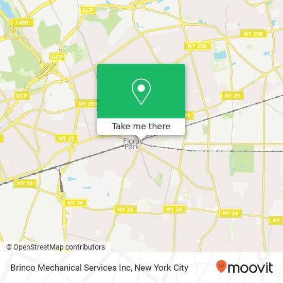 Mapa de Brinco Mechanical Services Inc