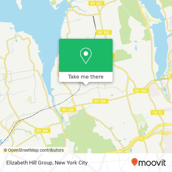 Mapa de Elizabeth Hill Group