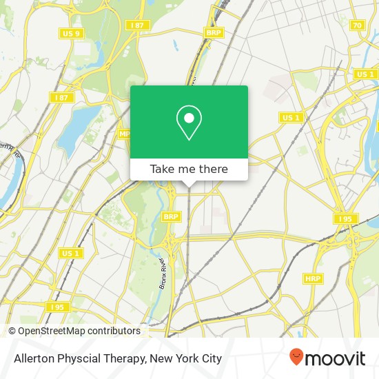 Mapa de Allerton Physcial Therapy