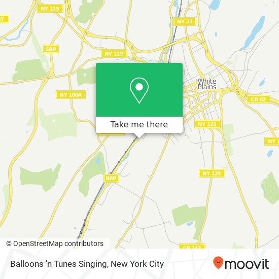 Balloons 'n Tunes Singing map