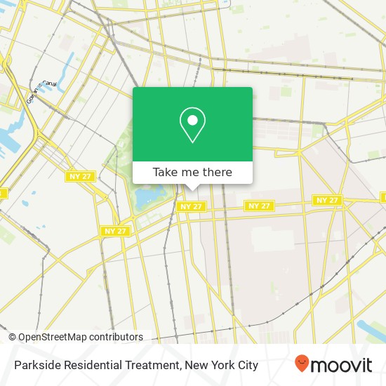 Mapa de Parkside Residential Treatment