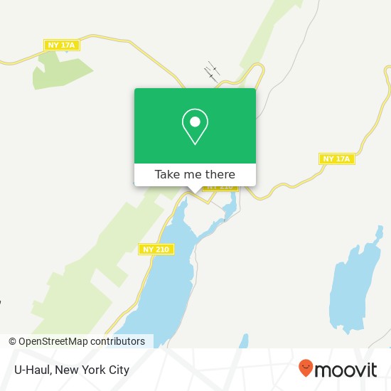 U-Haul map