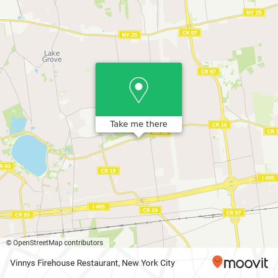 Mapa de Vinnys Firehouse Restaurant