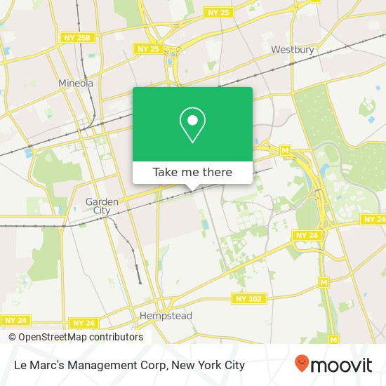 Le Marc's Management Corp map