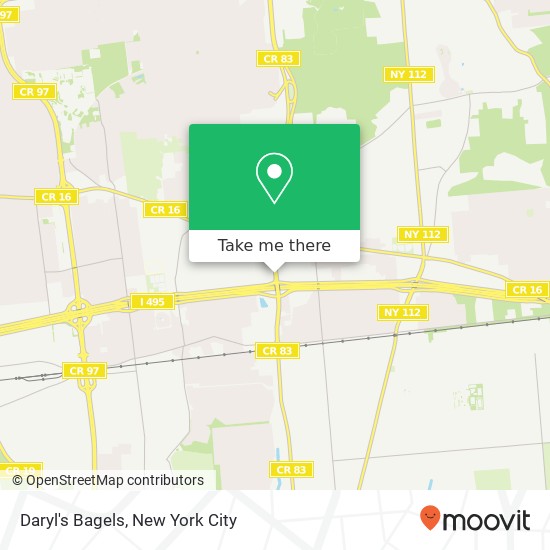 Daryl's Bagels map