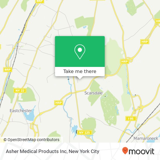 Asher Medical Products Inc map