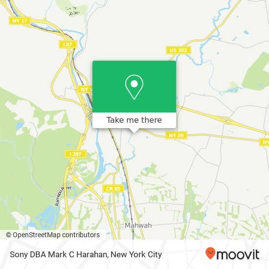 Mapa de Sony DBA Mark C Harahan