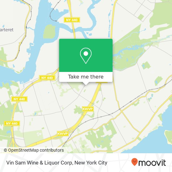 Vin Sam Wine & Liquor Corp map