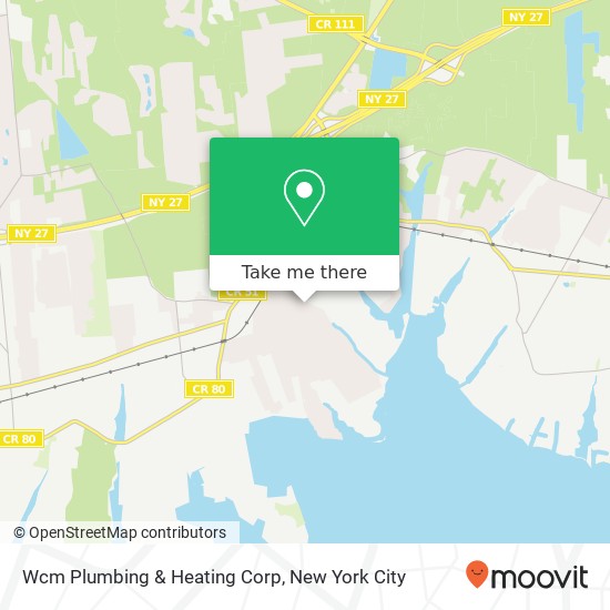 Mapa de Wcm Plumbing & Heating Corp