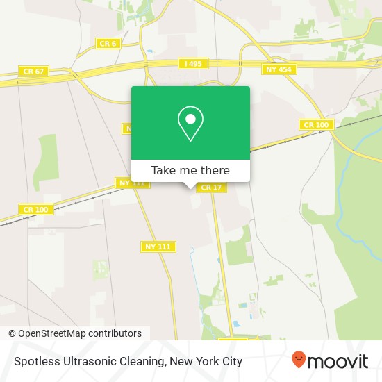 Spotless Ultrasonic Cleaning map