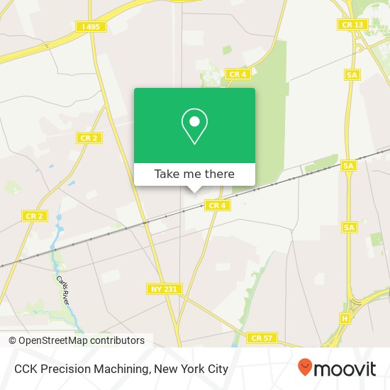 Mapa de CCK Precision Machining